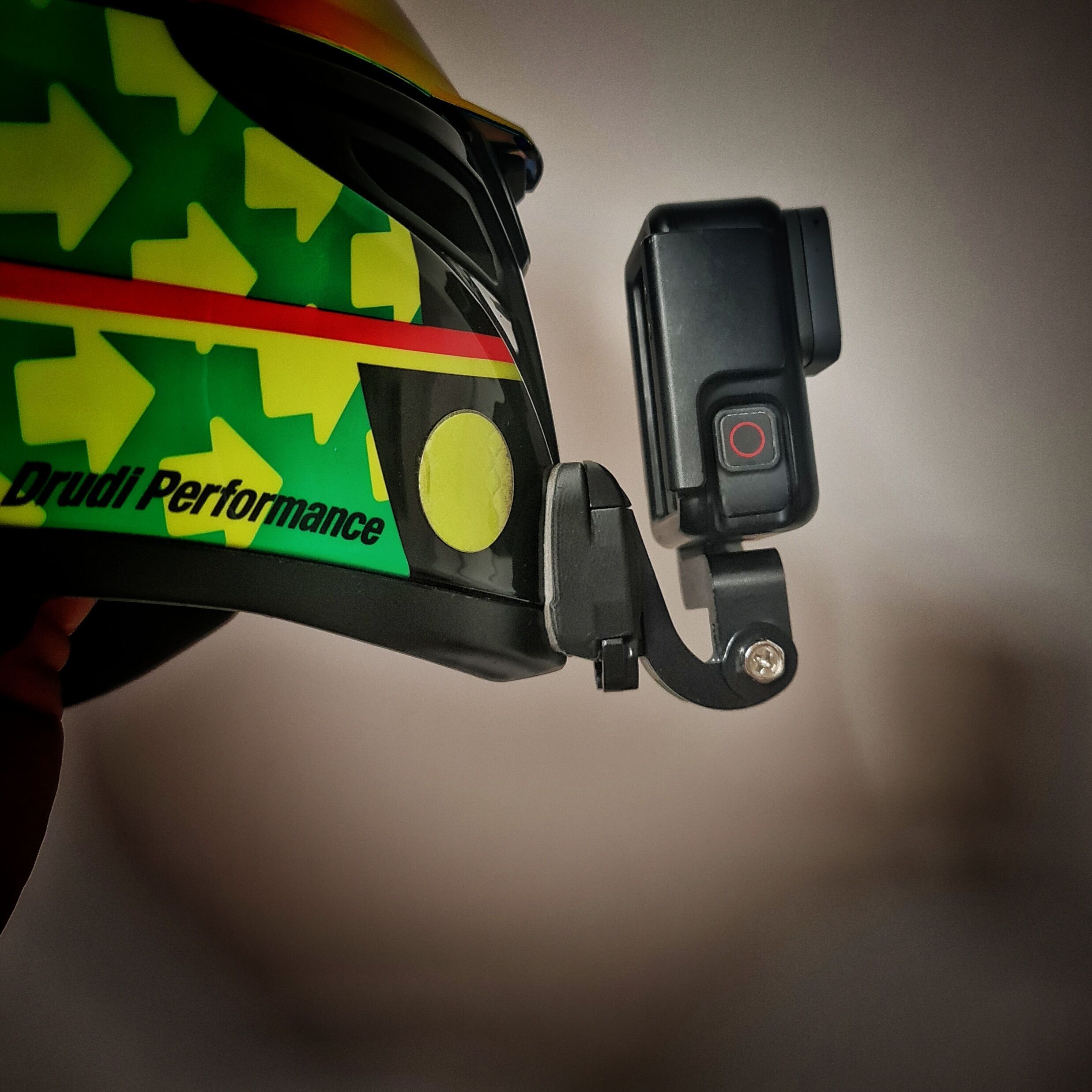 GoPro mount AGV K3 SV helmet 3D print model_5