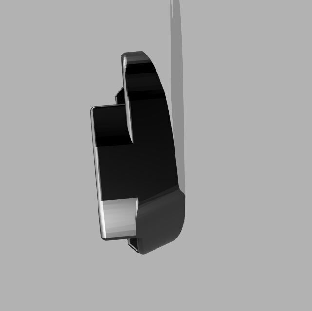 GoPro mount AGV K3 SV helmet 3D print model_11