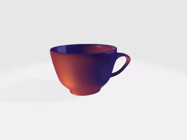 Simple Cup  Free low-poly 3D model_0