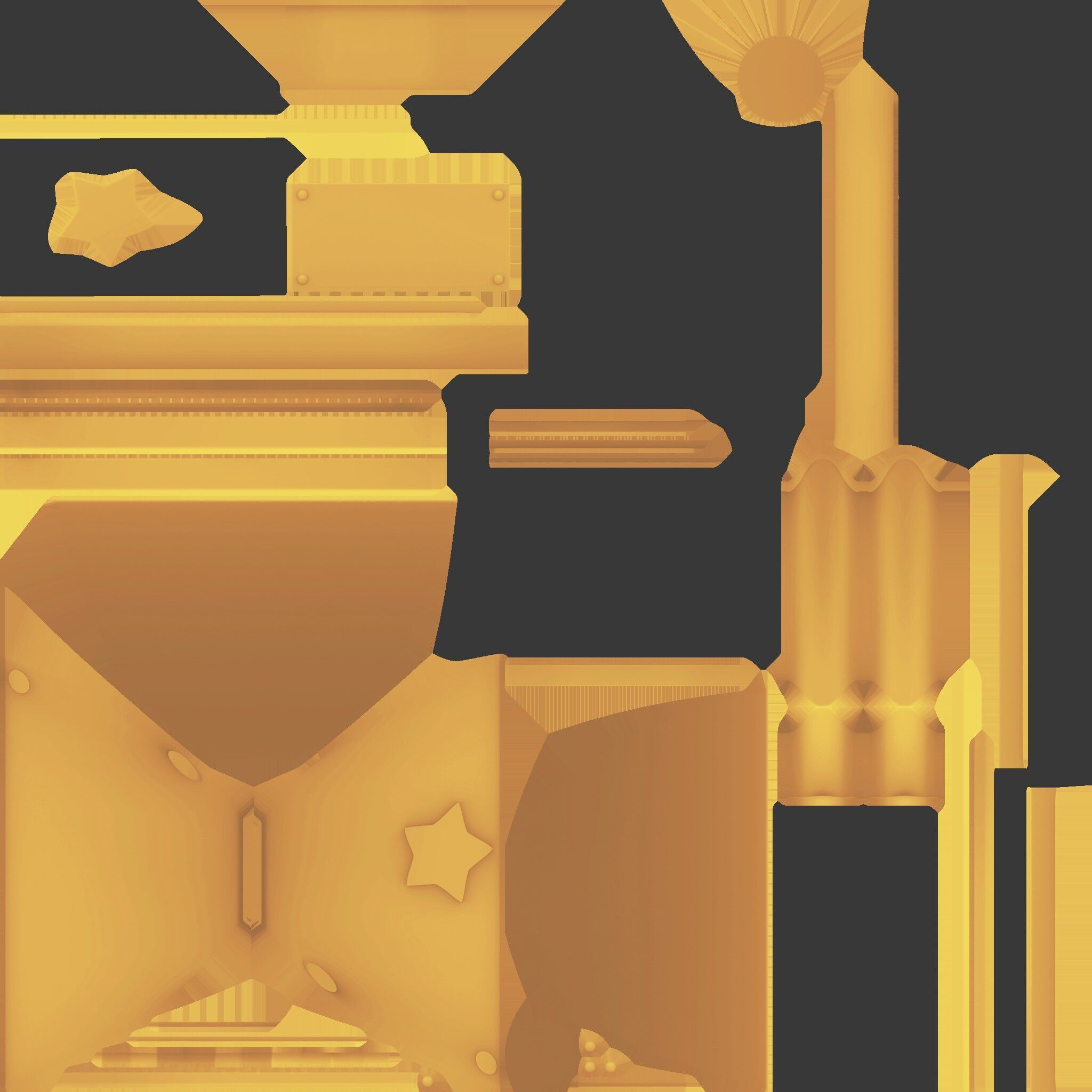 Trophies star 3D model_9