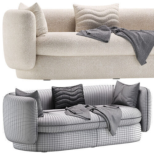 Sofa DARLING By Cazarina Interiors 3D model 7
