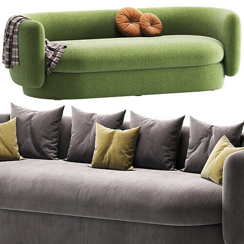 Sofa DARLING By Cazarina Interiors 3D model 6