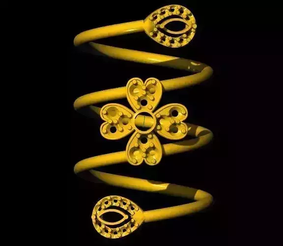 Spiral ring 3dm file