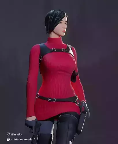 Ada Wong 3D print model