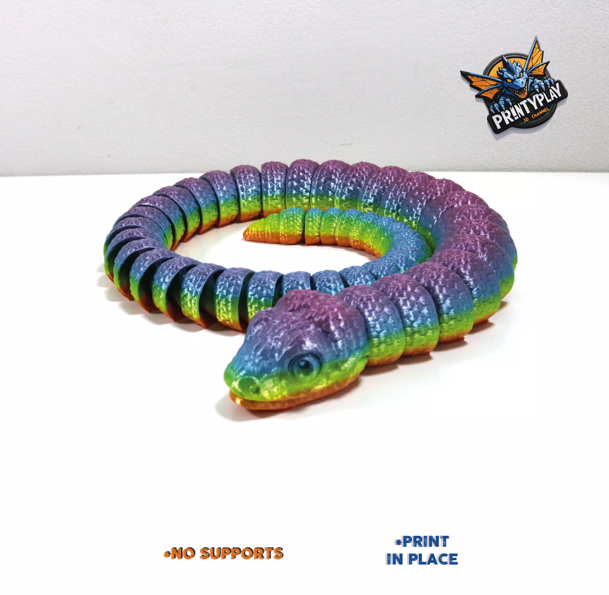 Poisonous amazon snake STL file for 3d printing 3D print model_0