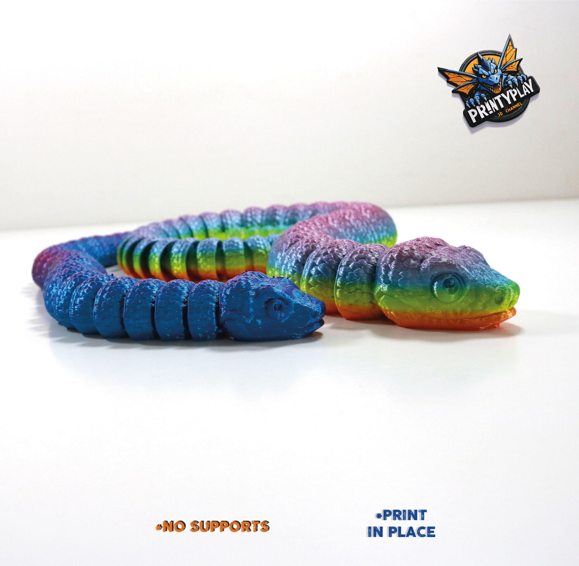 Poisonous amazon snake STL file for 3d printing 3D print model_4