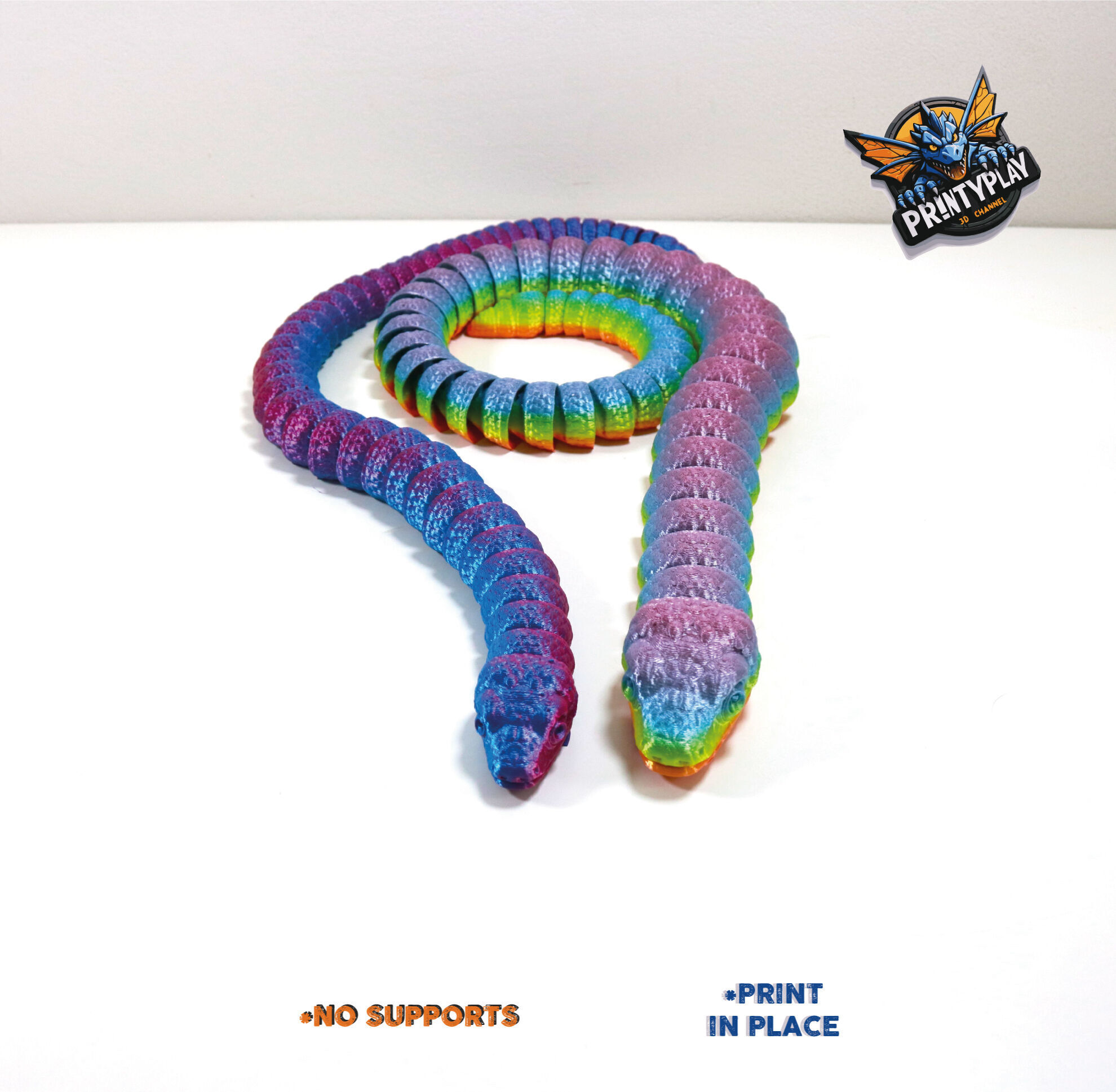 Poisonous amazon snake STL file for 3d printing 3D print model_5