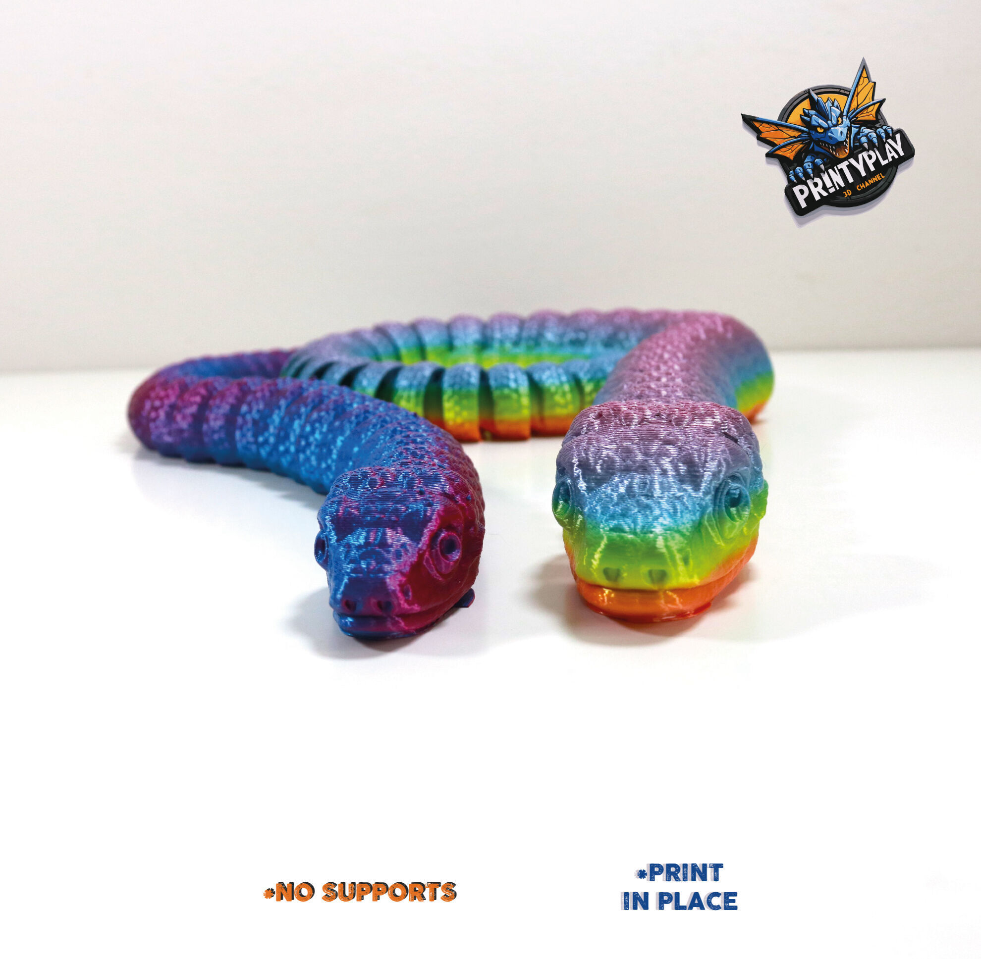 Poisonous amazon snake STL file for 3d printing 3D print model_3