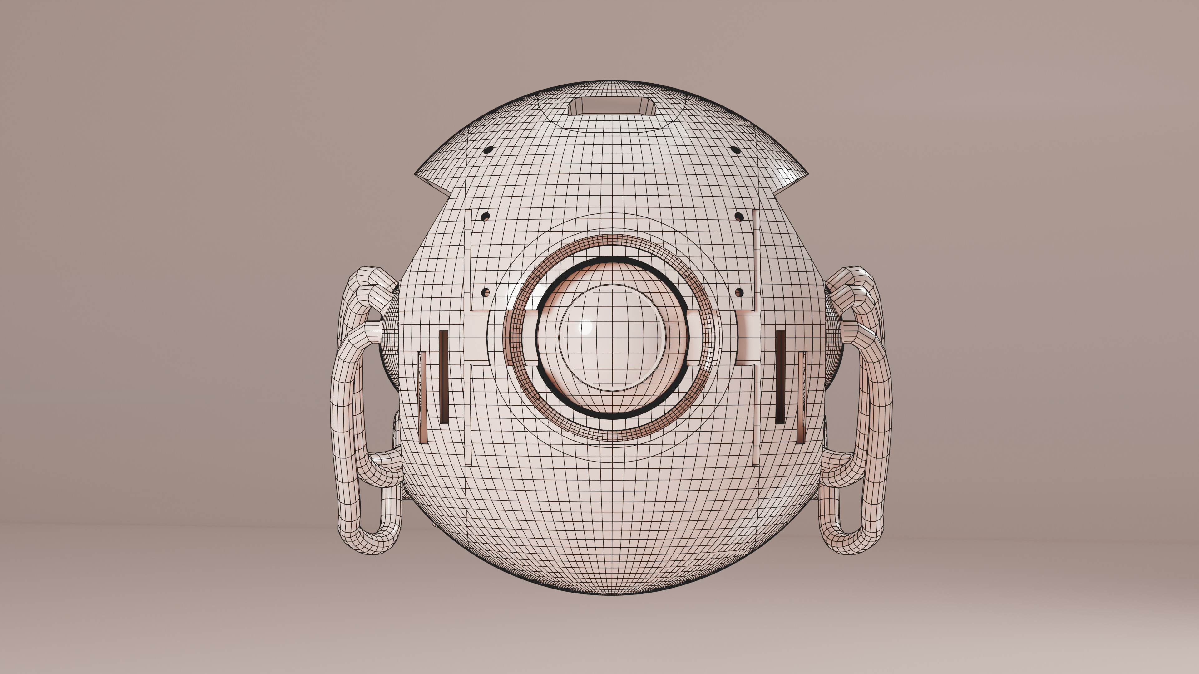 SIFY Tactical Surveillance Drone Low-poly 3D model_14