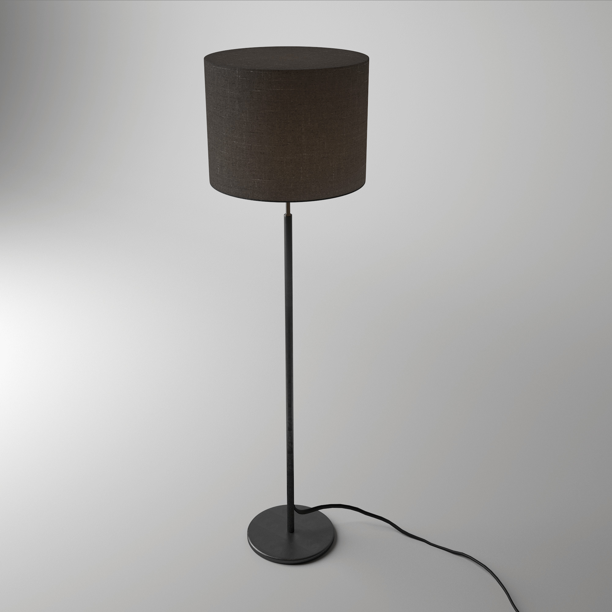 floor lamp Low-poly 3D model_1