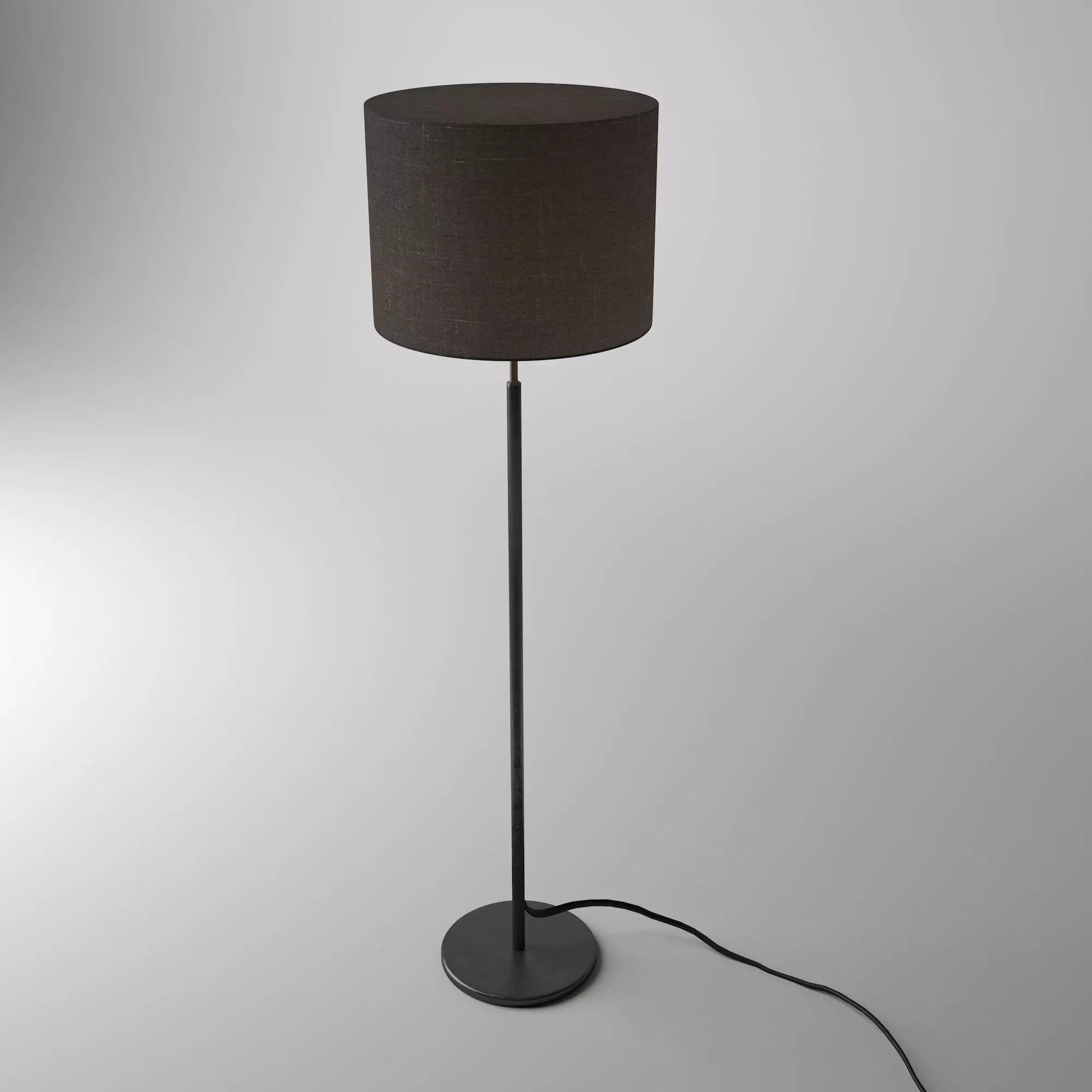 floor lamp Low-poly 3D model_0