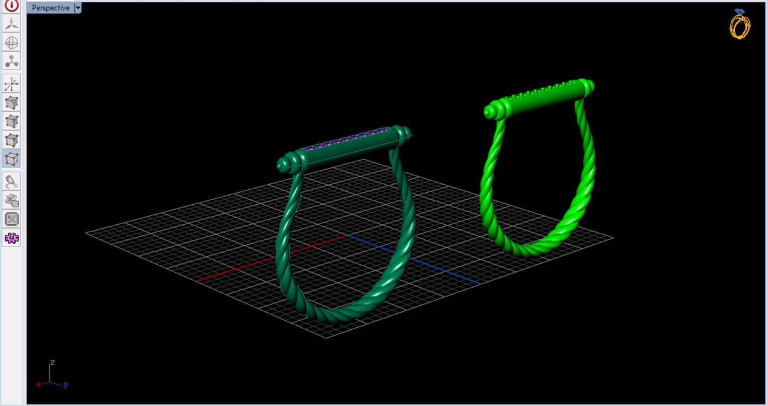 david yurman tin ring  3D print model_15