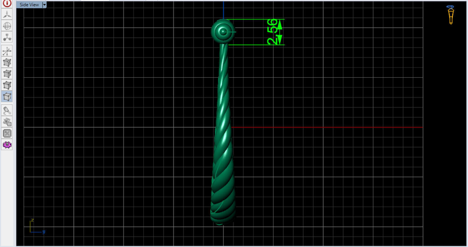 david yurman tin ring  3D print model_7