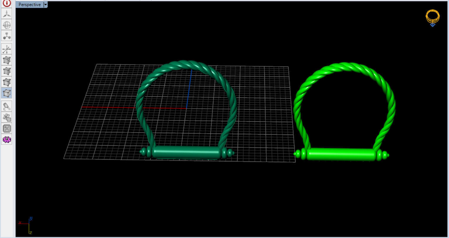 david yurman tin ring  3D print model_20