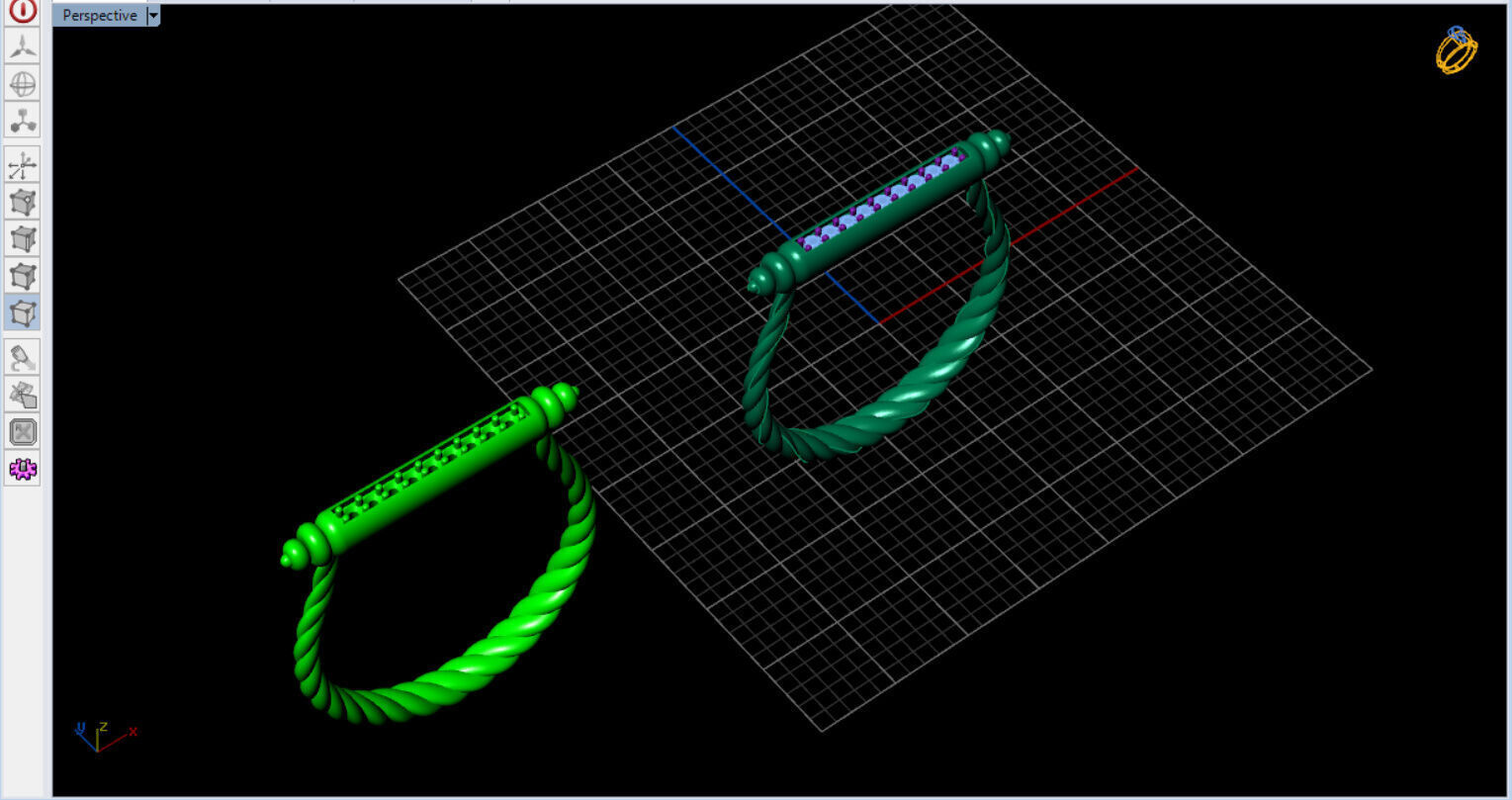 david yurman tin ring  3D print model_8