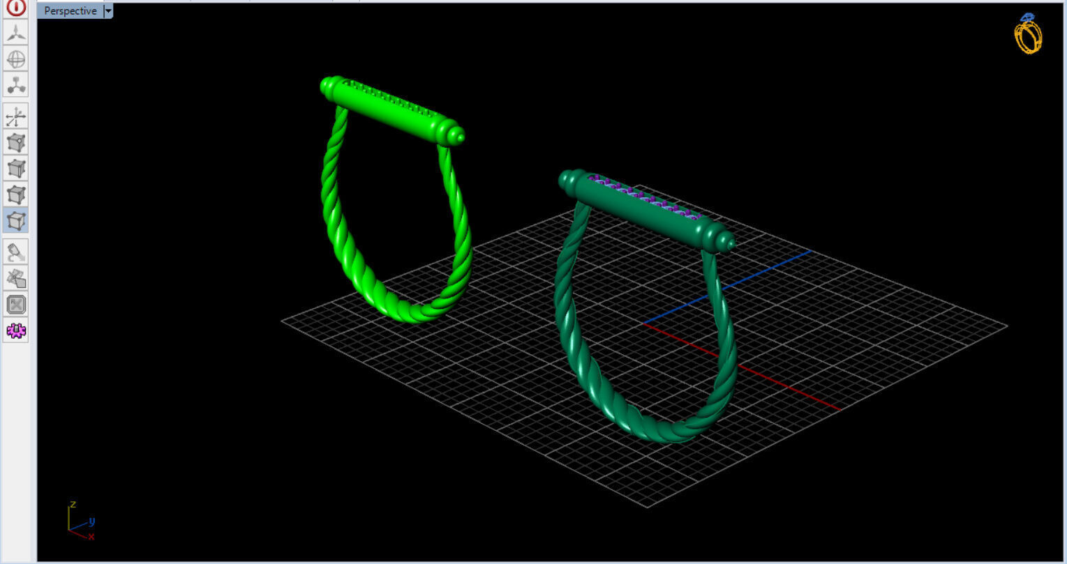 david yurman tin ring  3D print model_12