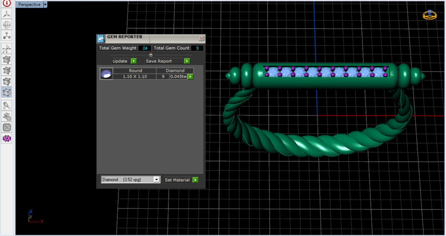 david yurman tin ring  3D print model_4