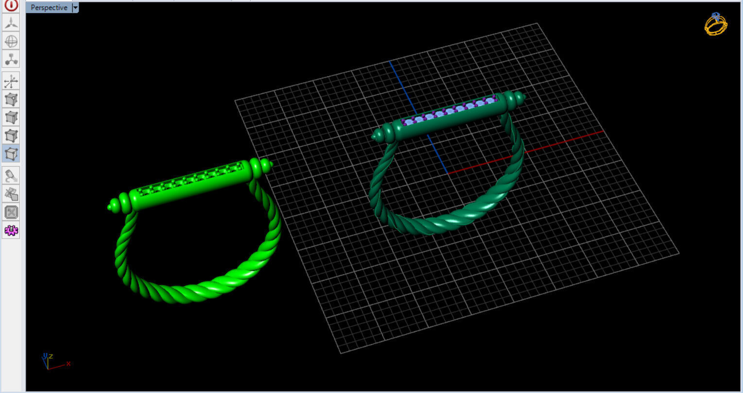 david yurman tin ring  3D print model_9