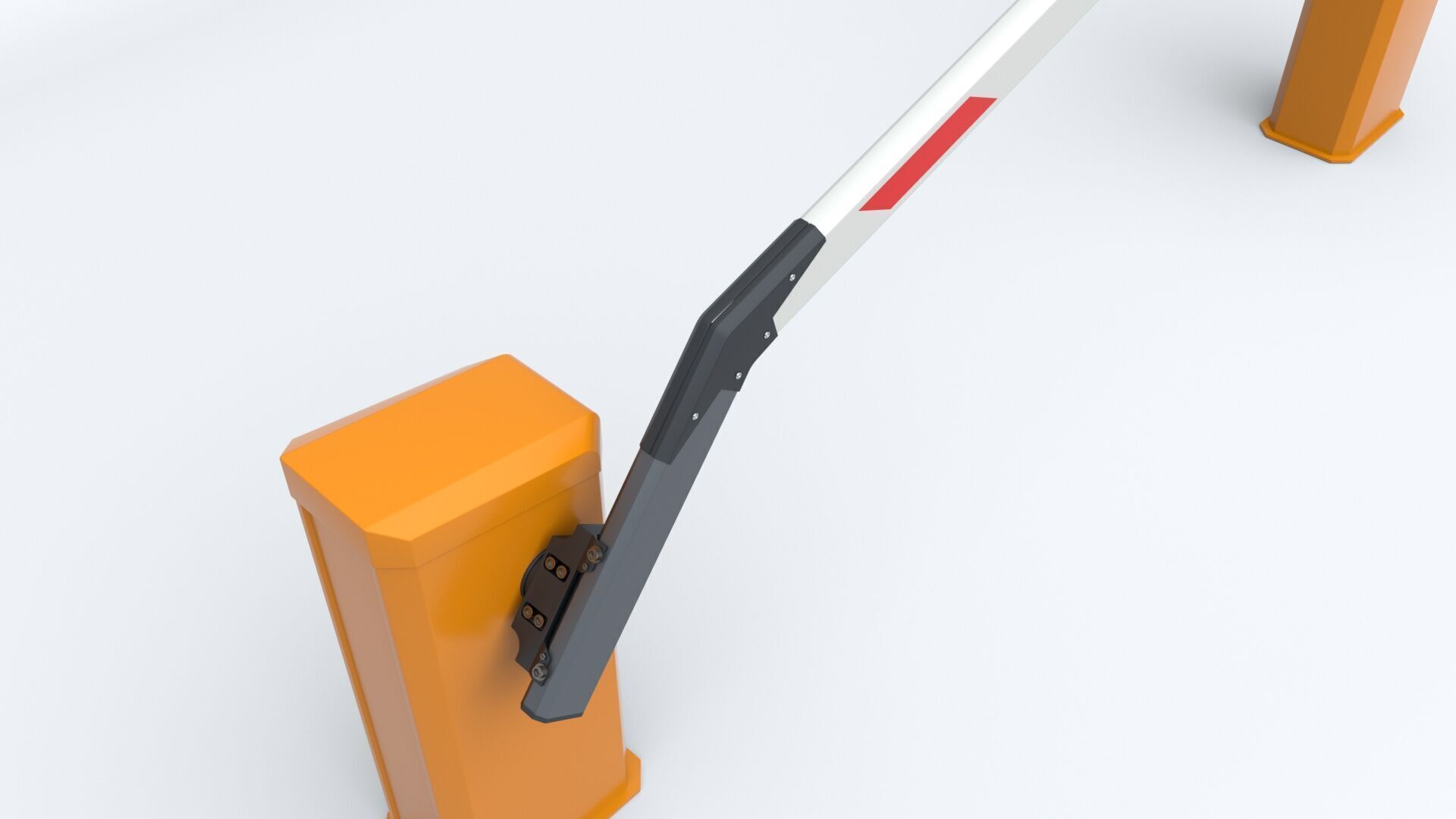 Car Parking Barrier 3D model_24