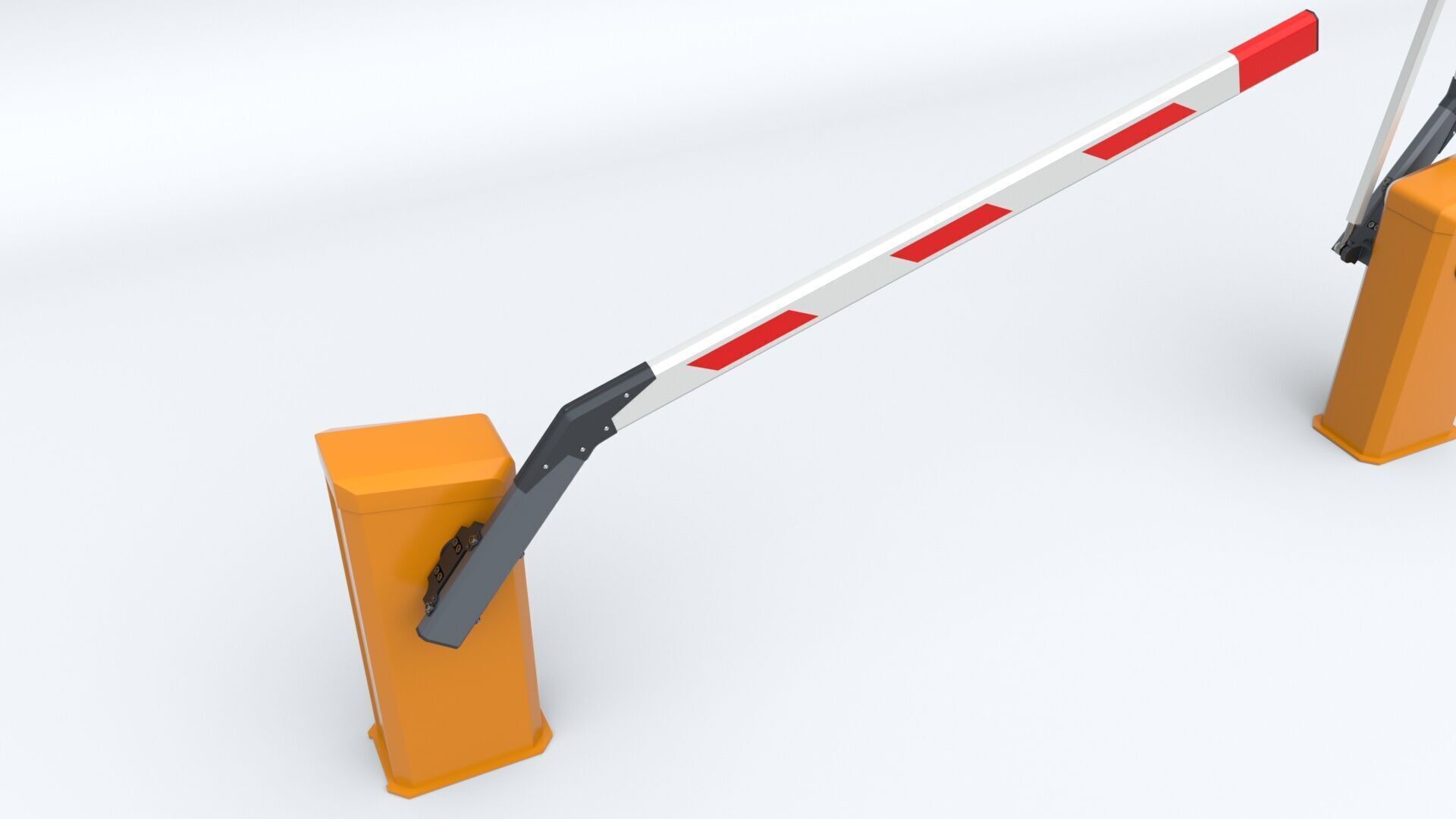 Car Parking Barrier 3D model_25