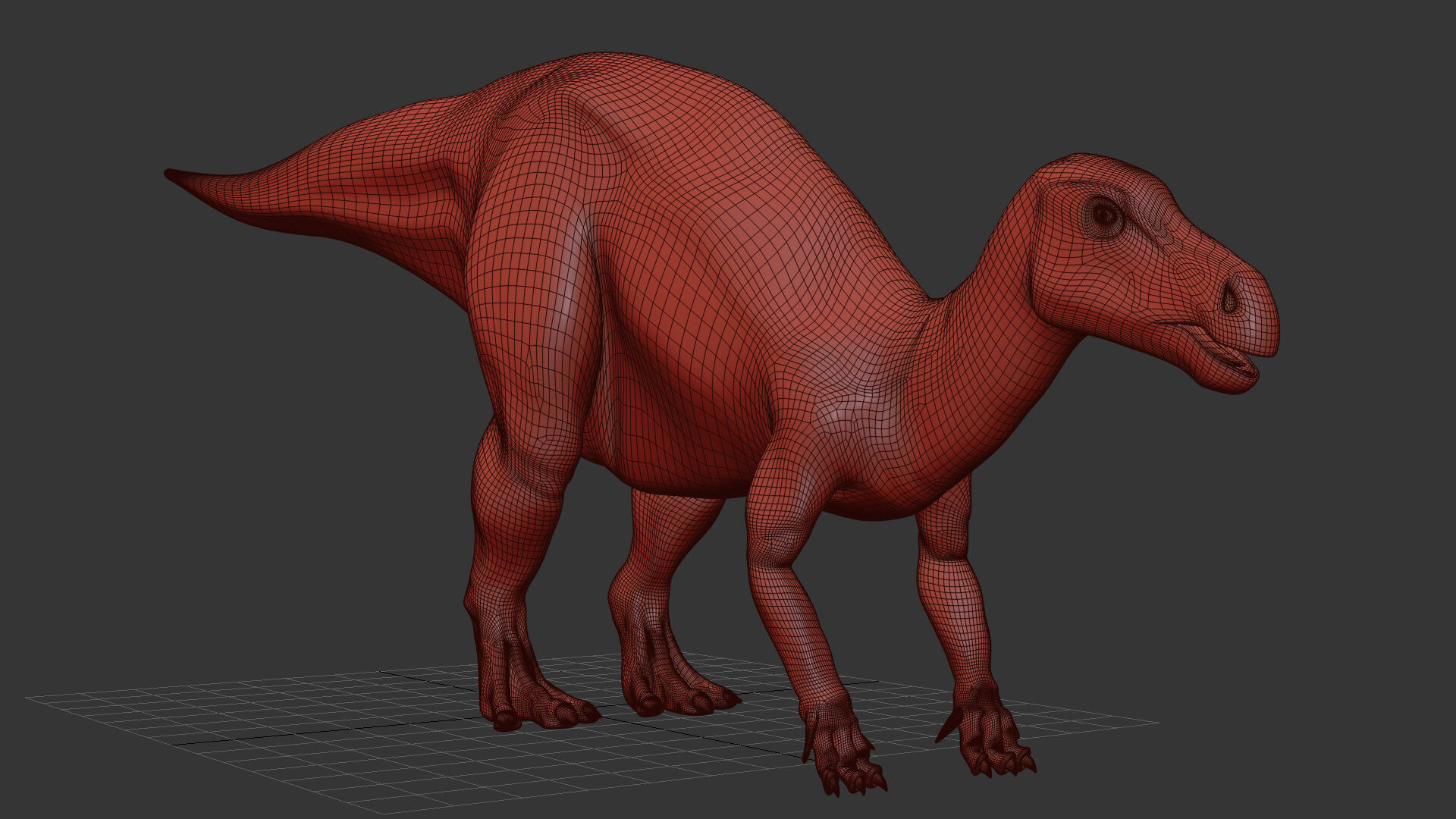 Iguanodon Lives 8K - 3d animated model 3D model_20