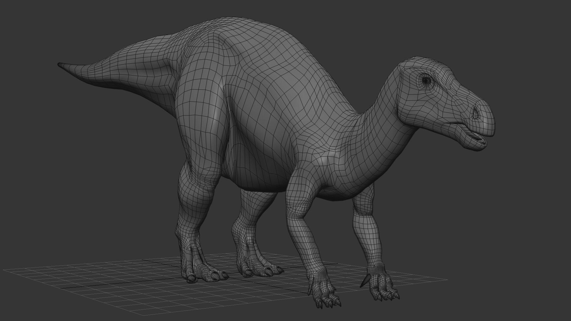 Iguanodon Lives 8K - 3d animated model 3D model_22