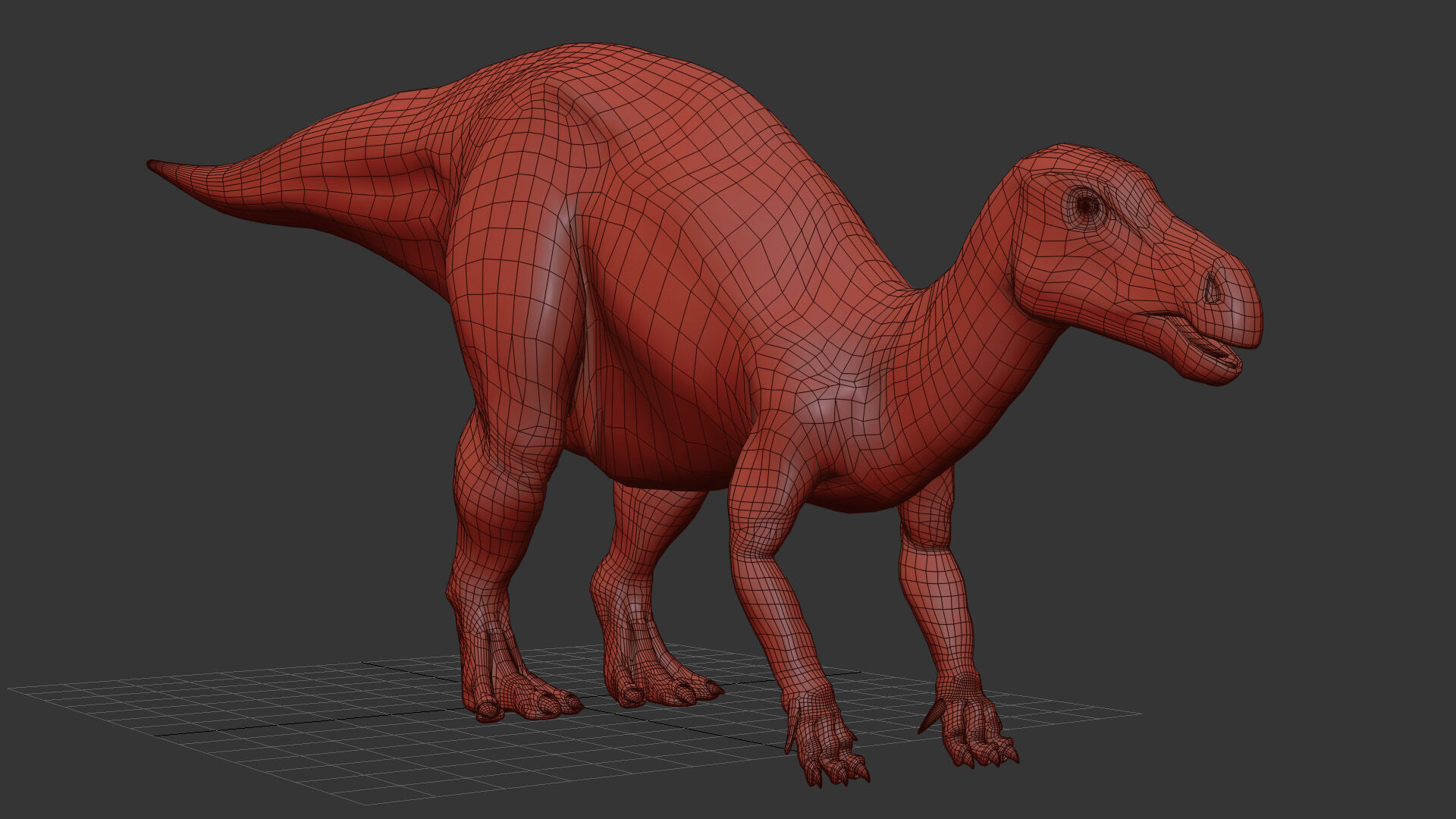 Iguanodon Lives 8K - 3d animated model 3D model_21