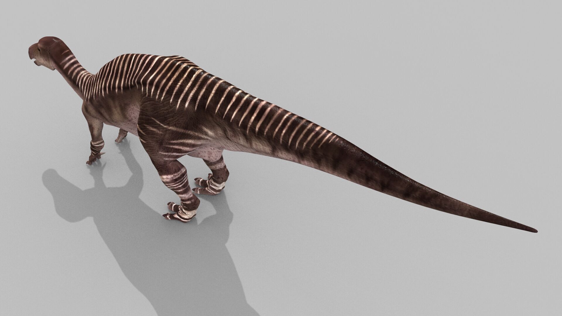 Iguanodon Lives 8K - 3d animated model 3D model_17