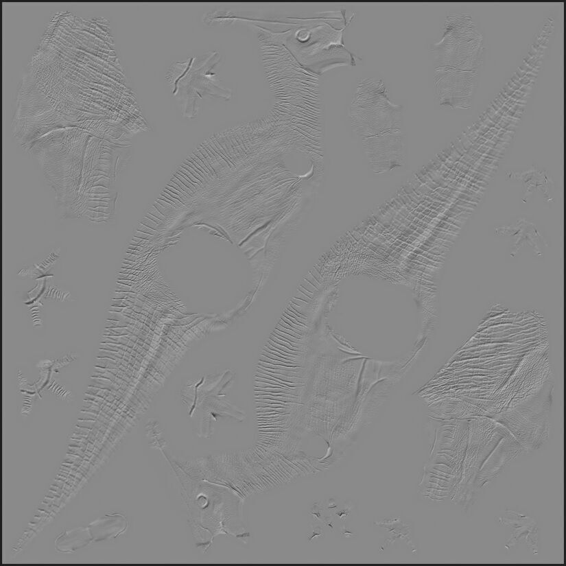 Iguanodon Lives 8K - 3d animated model 3D model_25