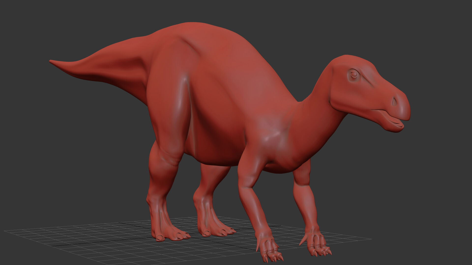 Iguanodon Lives 8K - 3d animated model 3D model_19