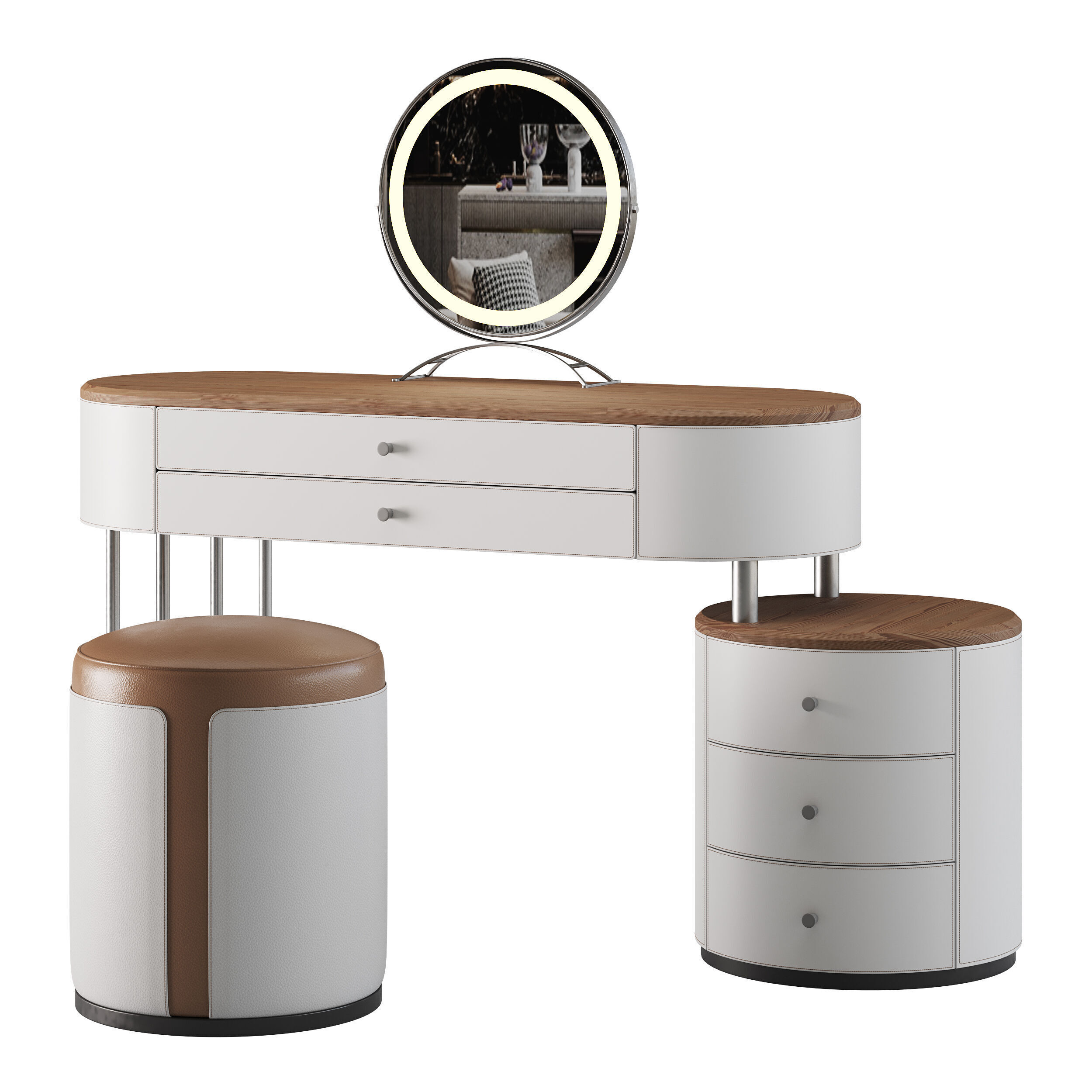 Coiffeuse Maxine 3D model_8