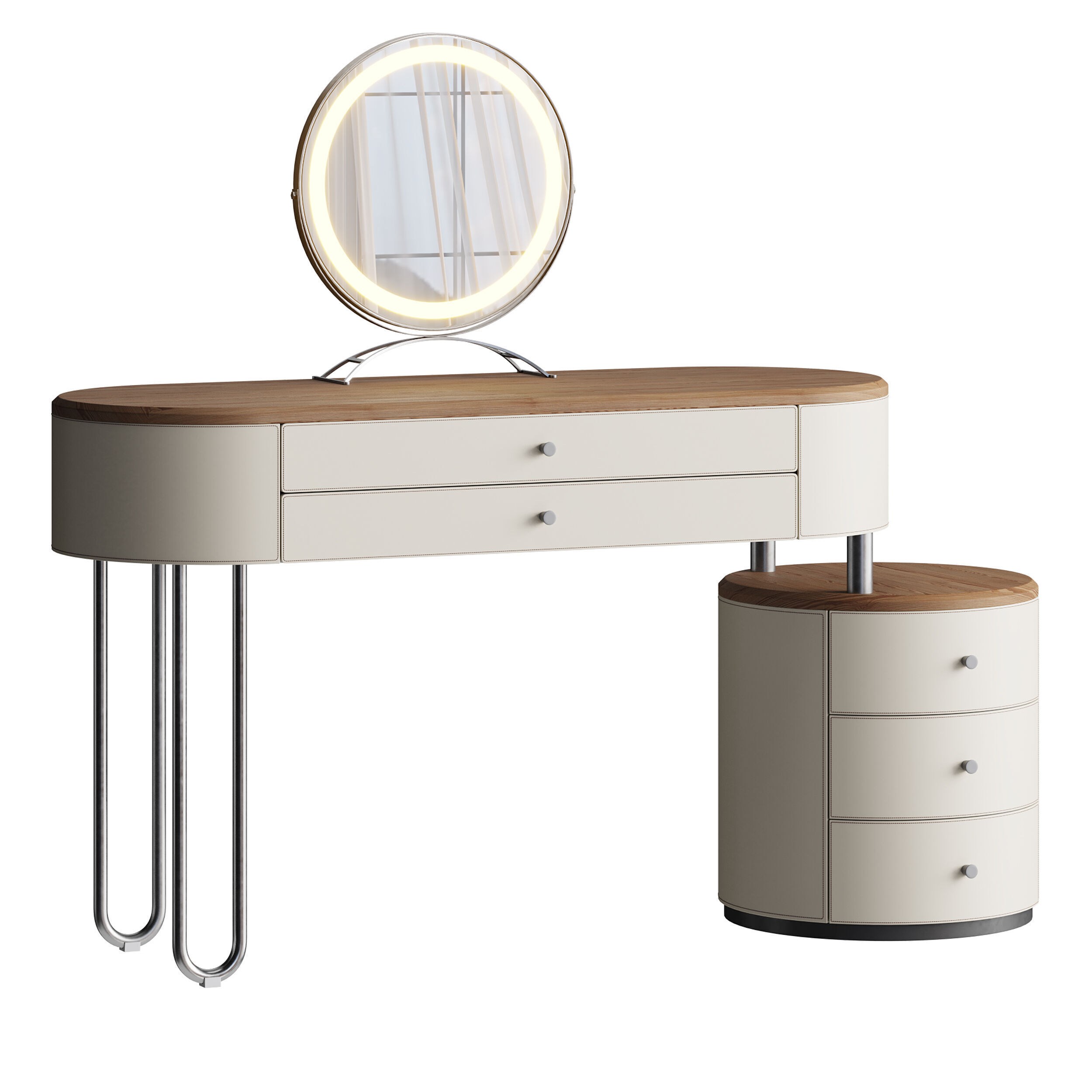 Coiffeuse Maxine 3D model_3