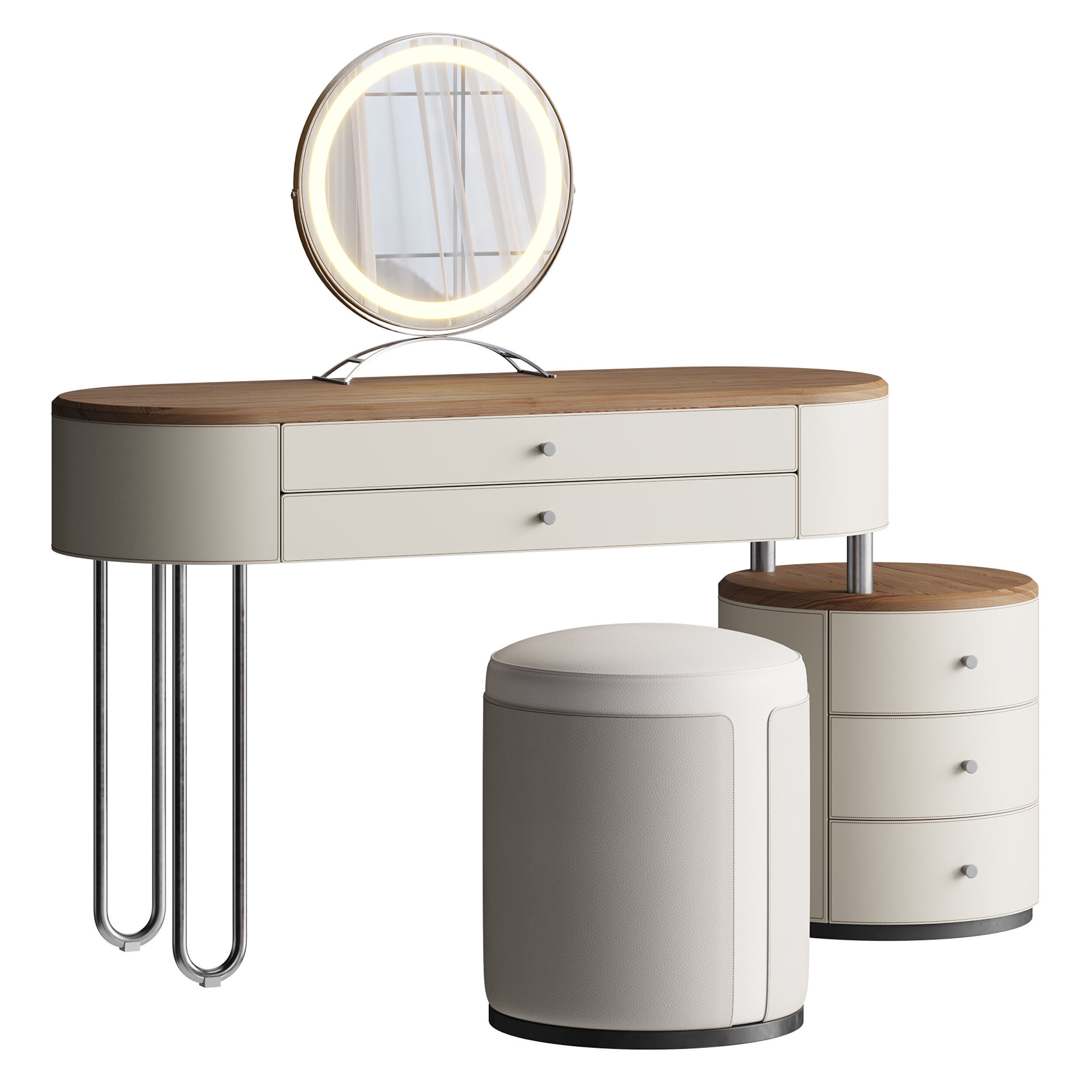 Coiffeuse Maxine 3D model_10