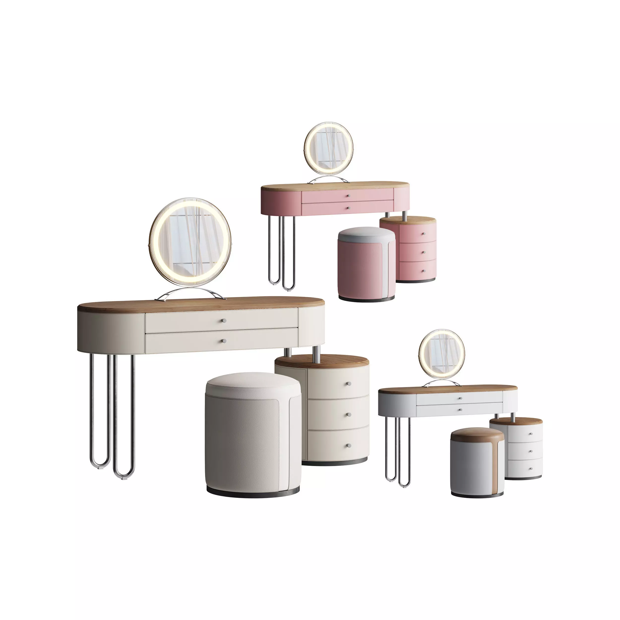 Coiffeuse Maxine 3D model_0