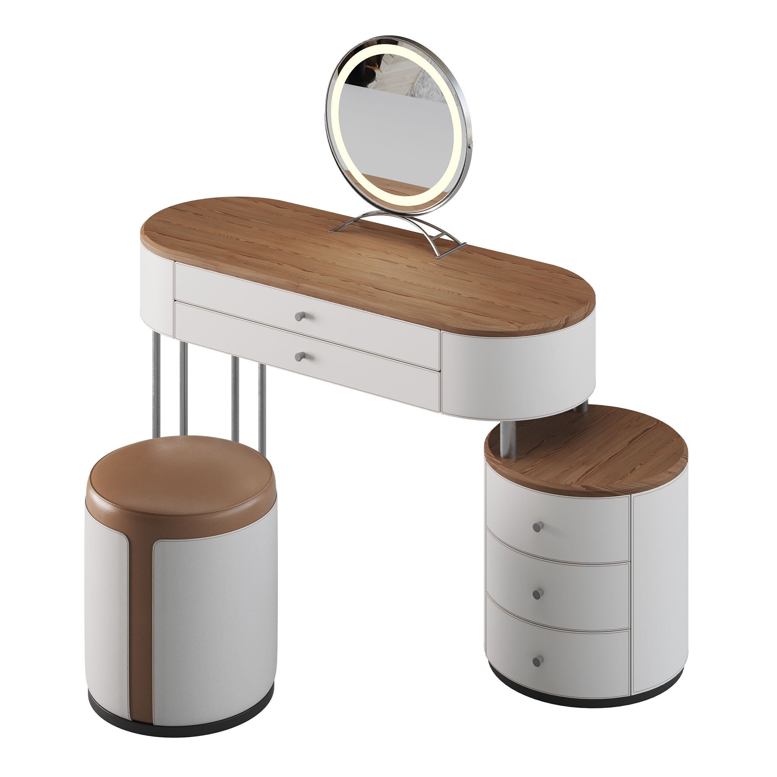 Coiffeuse Maxine 3D model_9