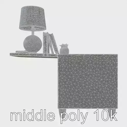 Fun Nightstand with Vibrant Decor