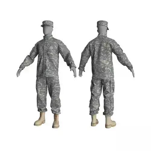 ACU Army Combat Uniform - Marvelous Designer