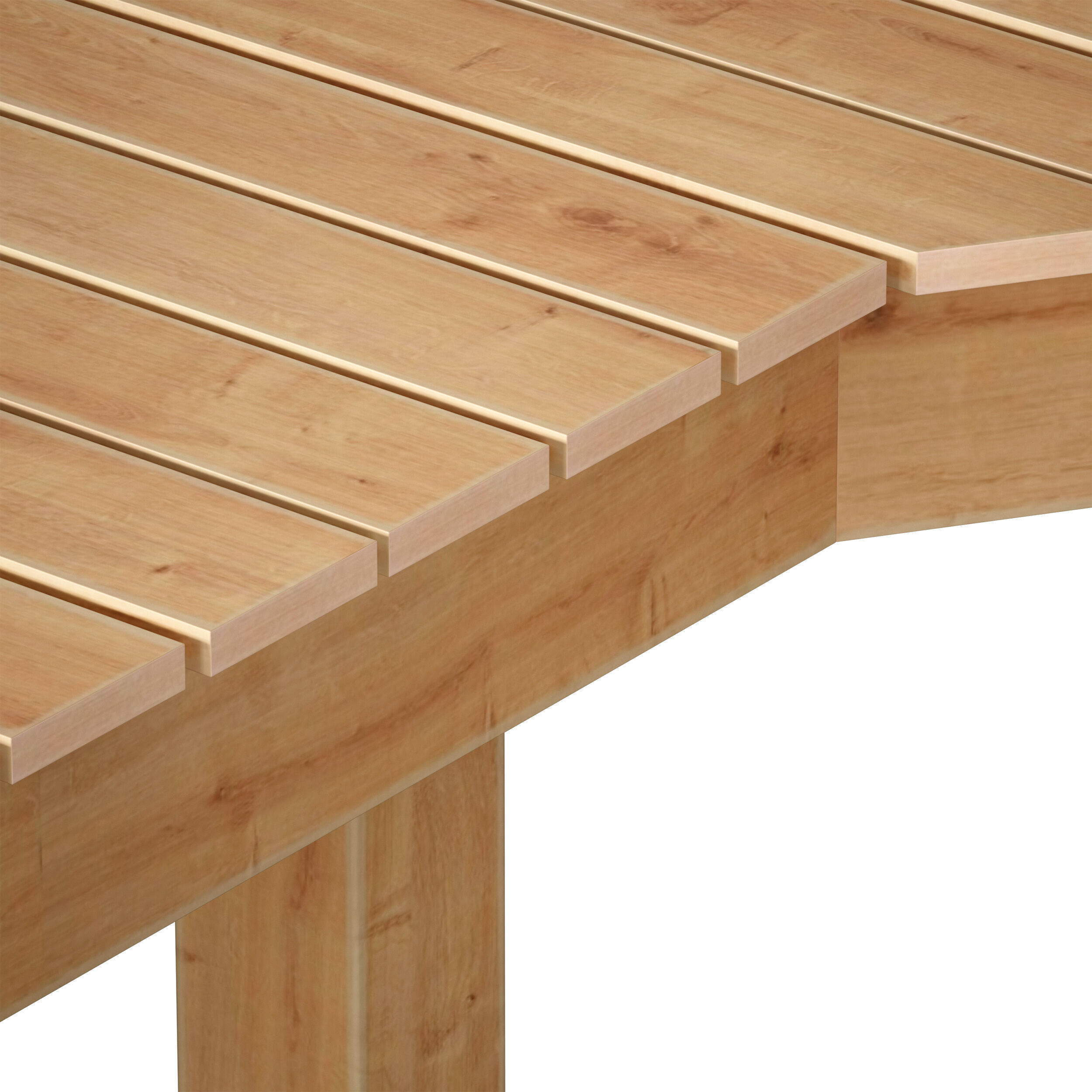 Wooden pier river dock pontoon 3D model_23