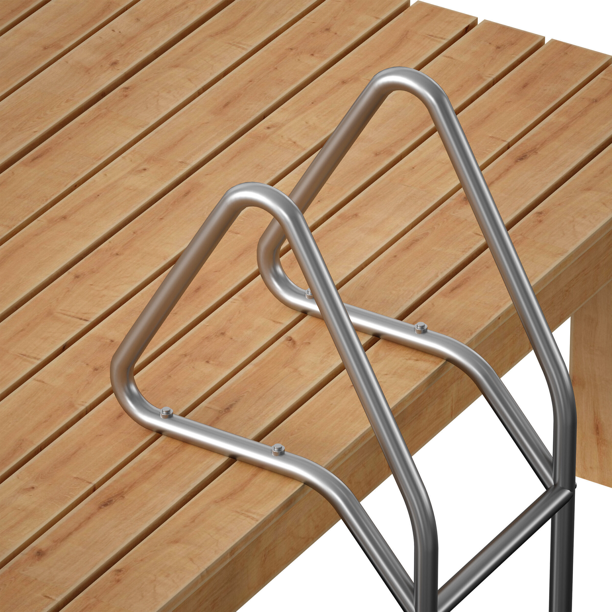 Wooden pier river dock pontoon 3D model_20