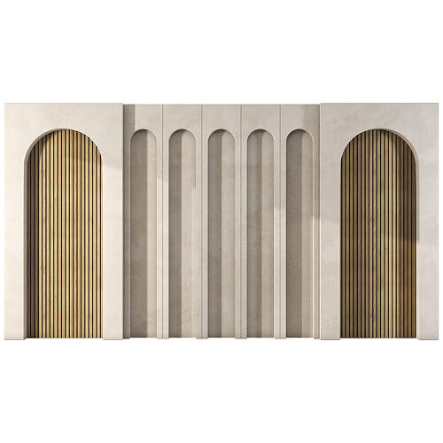 Decorative wall Panel - With 4K PNG Textures 3D model