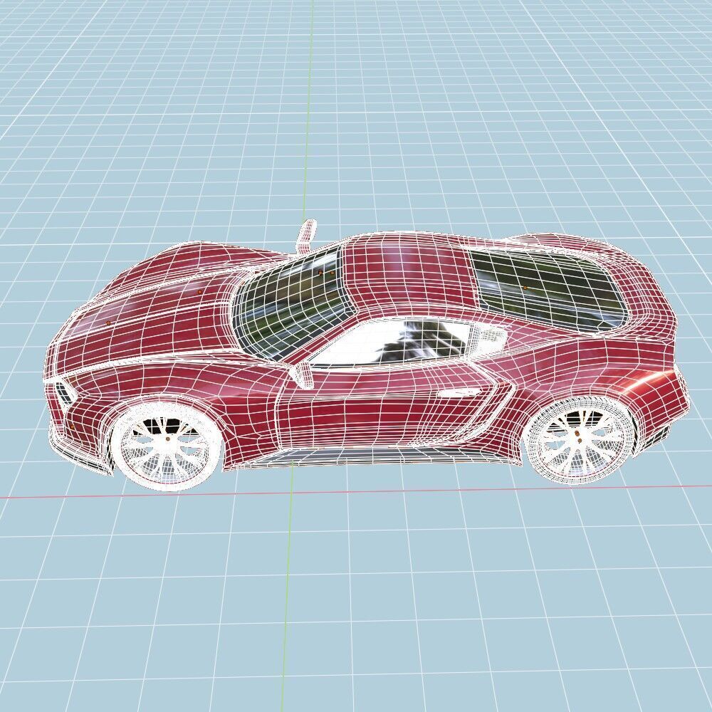 Anfeox concept car 3D model_10
