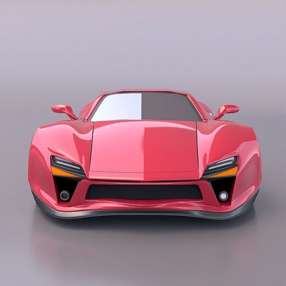 Anfeox concept car 3D model_6