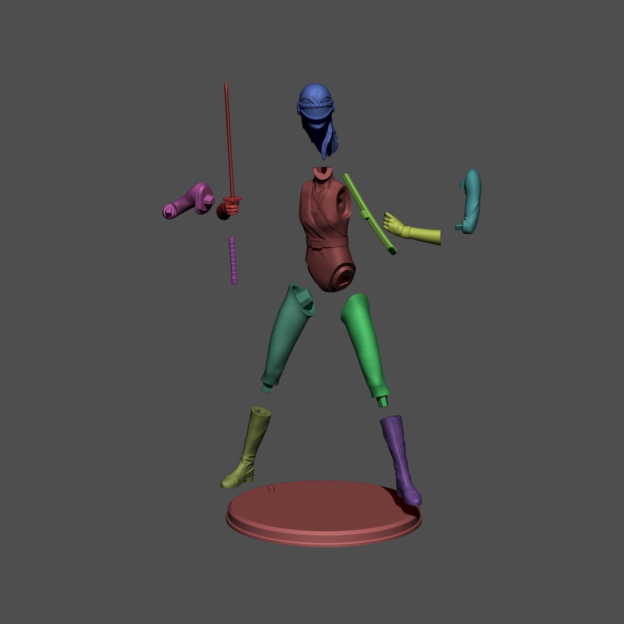 Kinin Reiha 3D print model_4