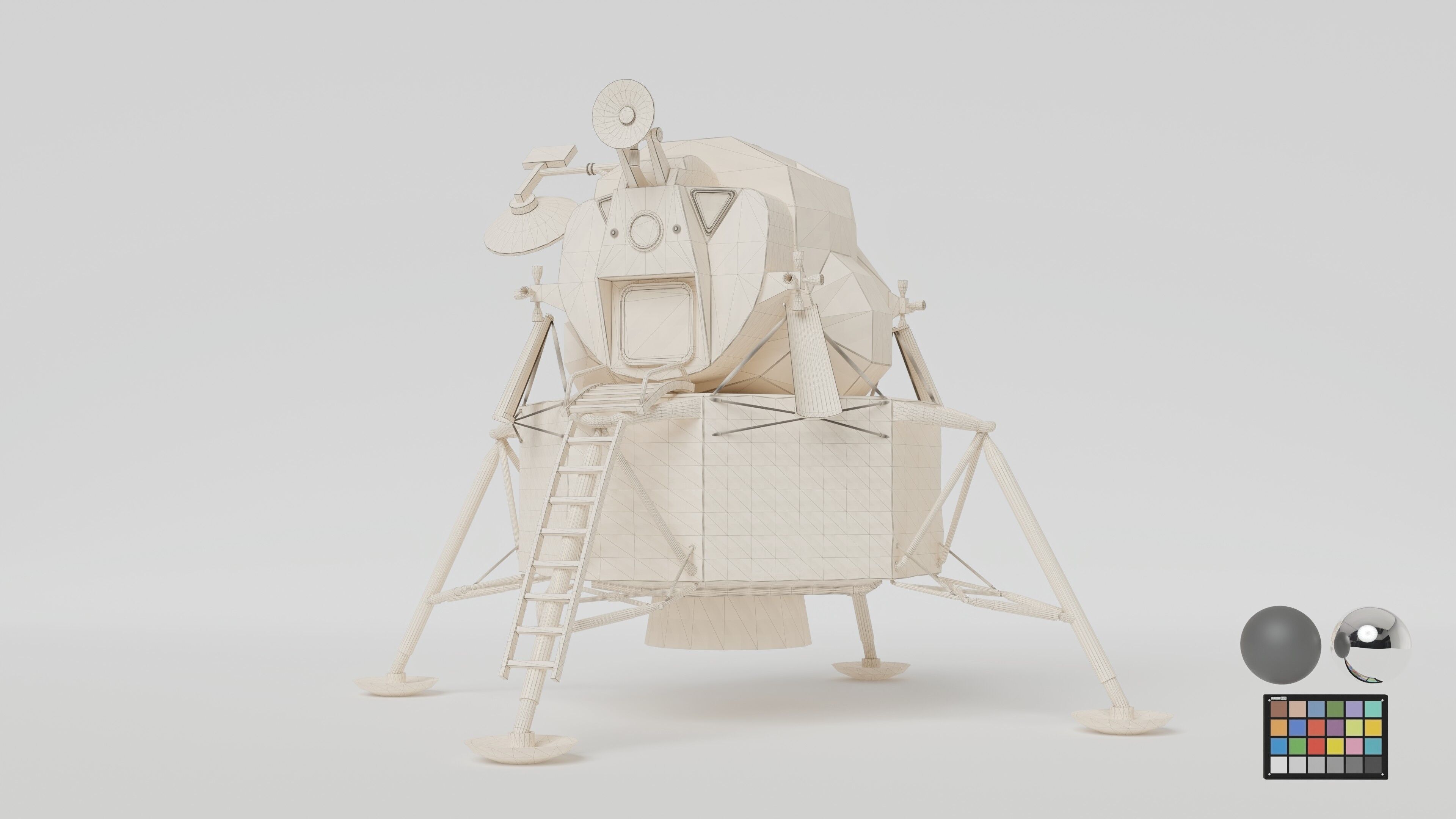 Lunar Module - Apollo 3D model_2