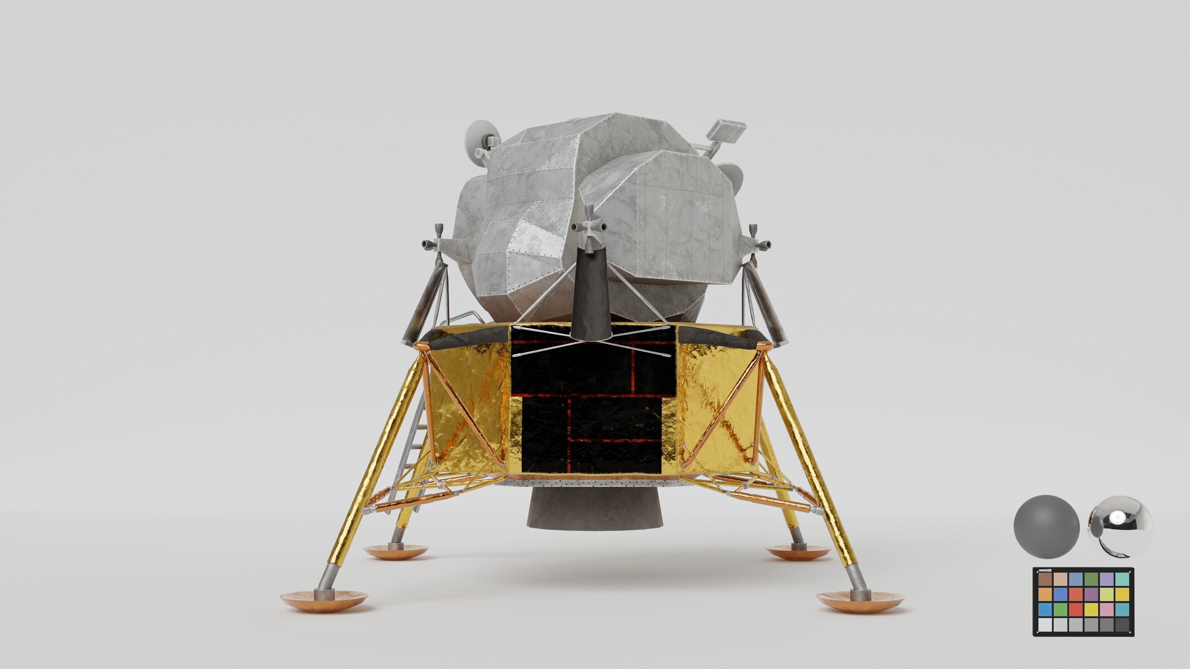 Lunar Module - Apollo 3D model_3