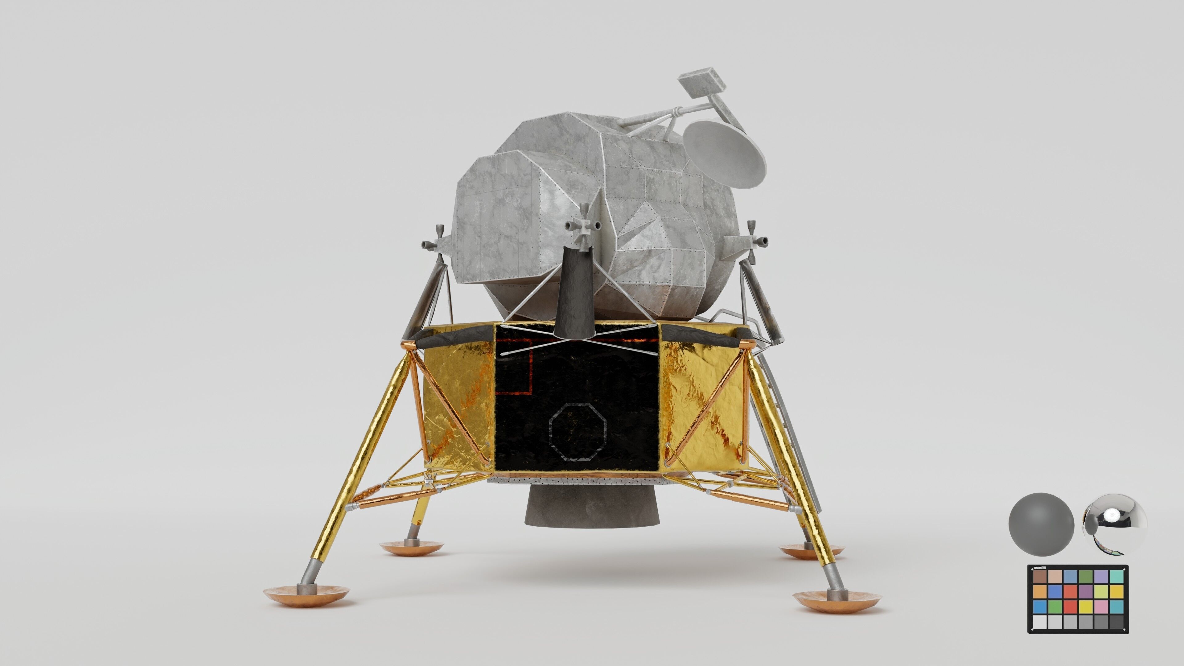Lunar Module - Apollo 3D model_8