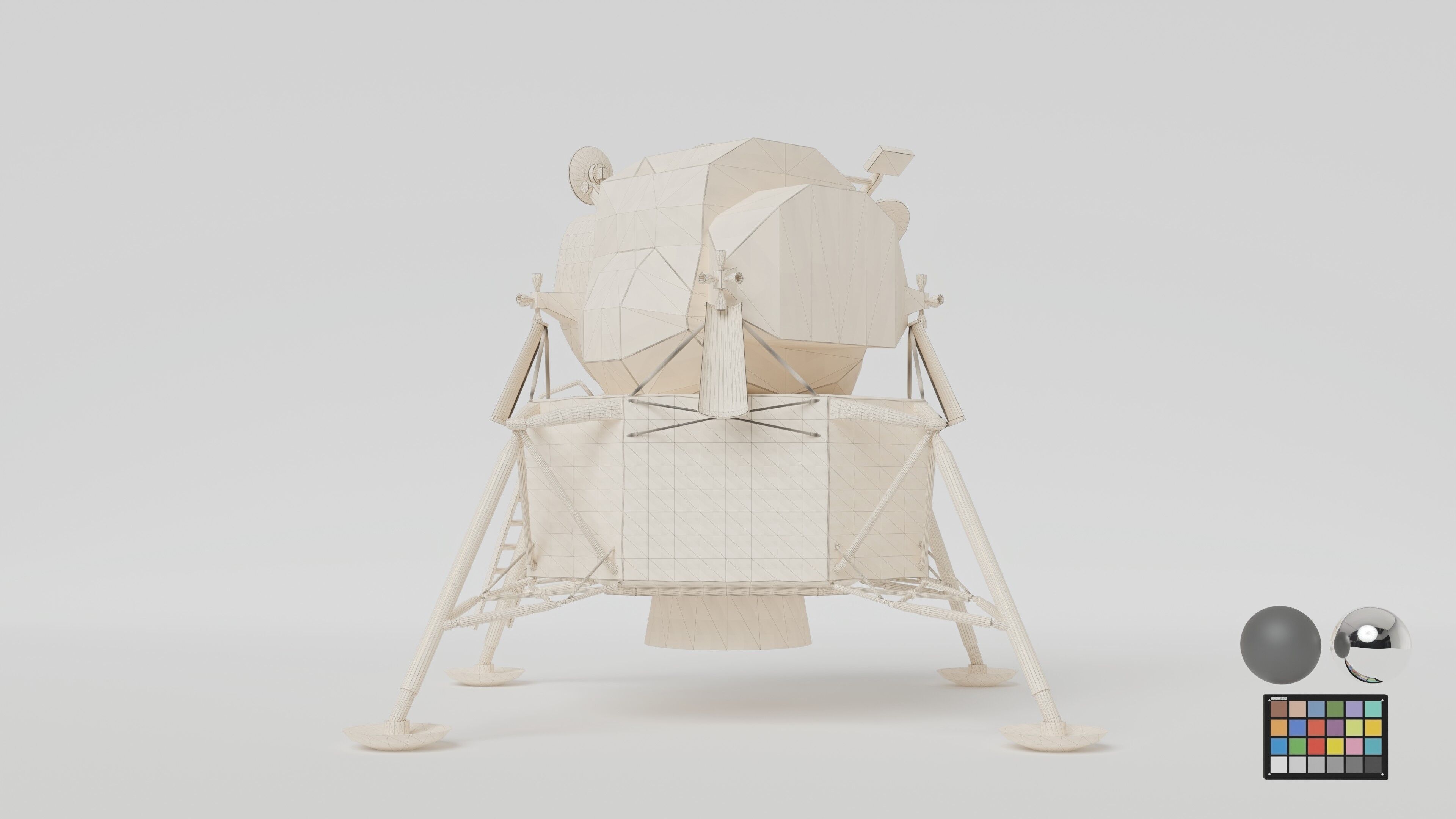 Lunar Module - Apollo 3D model_4