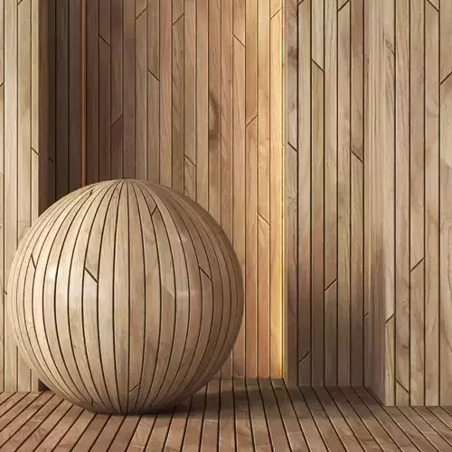 Decorative Wood Panel Texture 4K - Seamlss