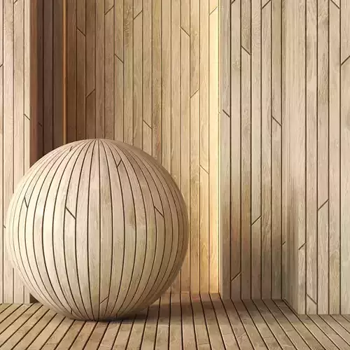 Decorative Wood Panel Texture 4K - Seamlss