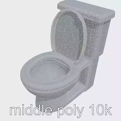 Miniature Toilet with Playful Details